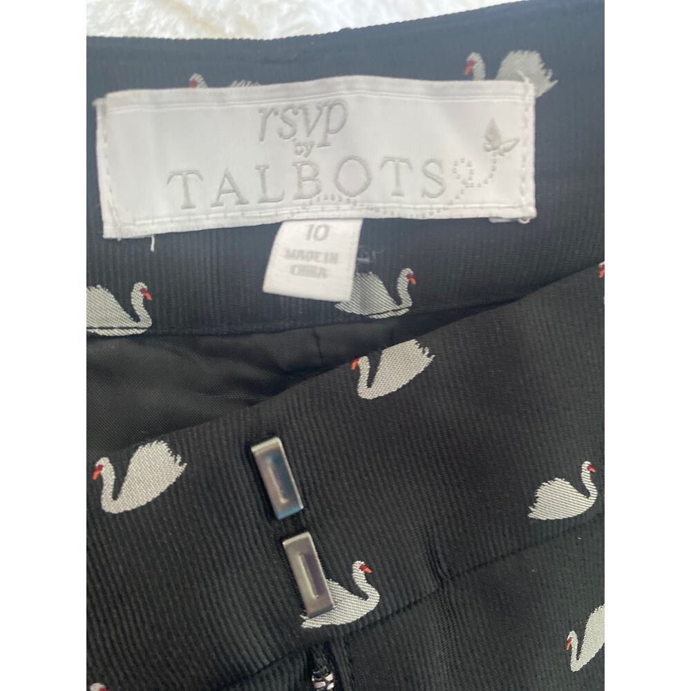 Rsvp By Talbots Black Swan Textured Lined Dress P… - image 8